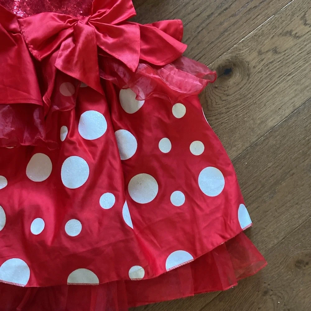 Disney Minnie Mouse Girl’s Red Minnie Mouse Costume